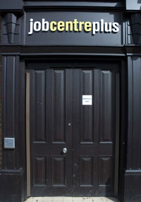 Jobcentre Plus door